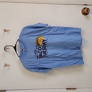 XL youth blue t shirt